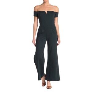 VANITY ROOM Off Shoulder Jumpsuit
